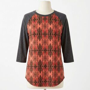 LuLaRoe Classic Tee Women's Size Medium Southwestern Aztec Print